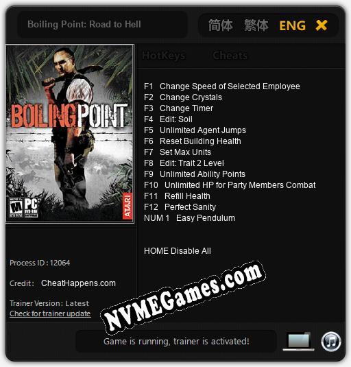 Boiling Point: Road to Hell: Cheats, Trainer +13 [CheatHappens.com]