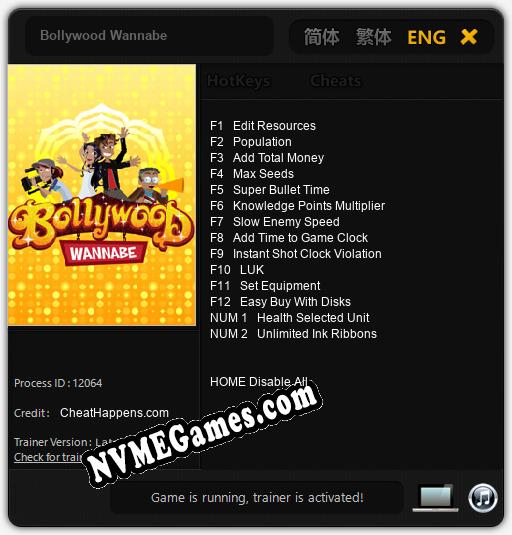 Bollywood Wannabe: Trainer +14 [v1.3]