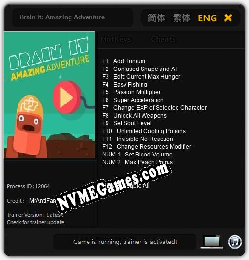 Treinador liberado para Brain It: Amazing Adventure [v1.0.3]