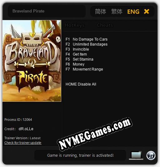 Braveland Pirate: Cheats, Trainer +7 [dR.oLLe]