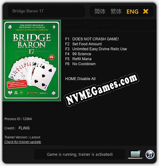 Bridge Baron 17: Cheats, Trainer +6 [FLiNG]