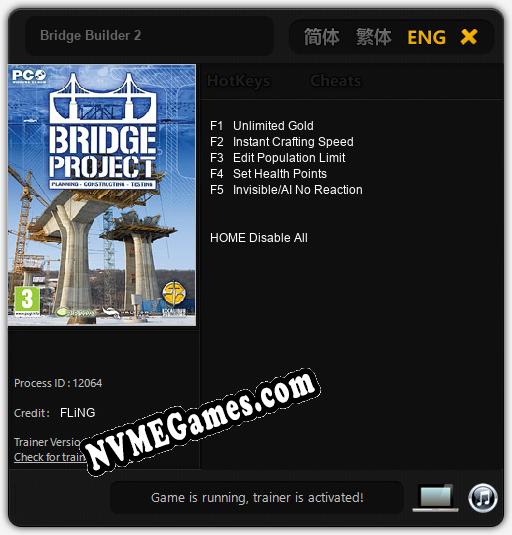 Bridge Builder 2: Trainer +5 [v1.8]