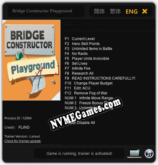 Bridge Constructor Playground: Treinador (V1.0.65)