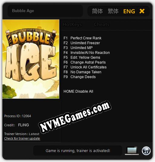 Bubble Age: Trainer +9 [v1.8]