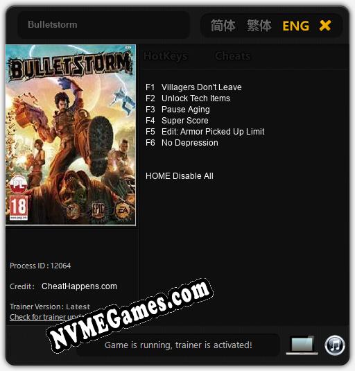 Bulletstorm: Treinador (V1.0.42)