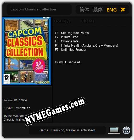 Capcom Classics Collection: Cheats, Trainer +5 [MrAntiFan]