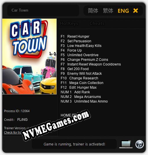 Car Town: Trainer +15 [v1.9]