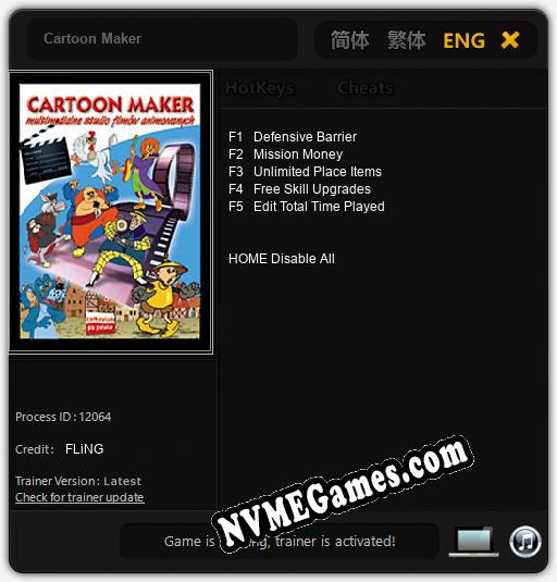 Cartoon Maker: Treinador (V1.0.96)