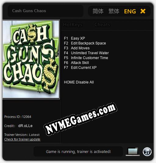 Cash Guns Chaos: Treinador (V1.0.25)