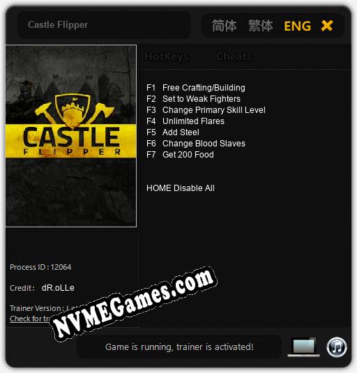 Castle Flipper: Treinador (V1.0.8)