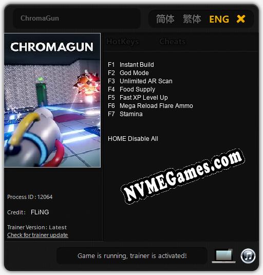 ChromaGun: Treinador (V1.0.29)