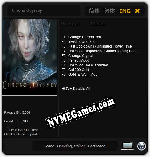 Chrono Odyssey: Cheats, Trainer +9 [FLiNG]