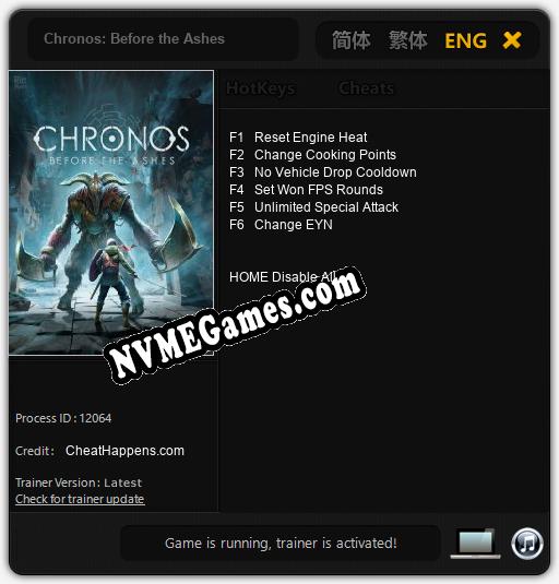 Chronos: Before the Ashes: Trainer +6 [v1.9]