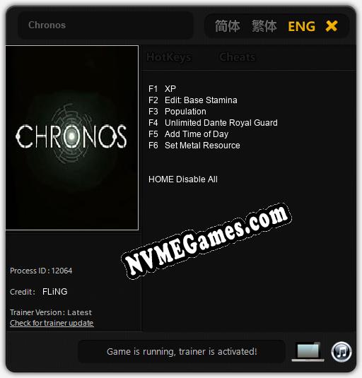 Chronos: Cheats, Trainer +6 [FLiNG]