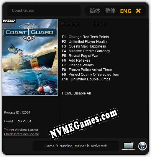 Coast Guard: Treinador (V1.0.20)