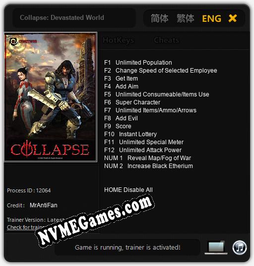 Collapse: Devastated World: Trainer +14 [v1.9]