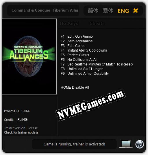 Command & Conquer: Tiberium Alliances: Treinador (V1.0.75)