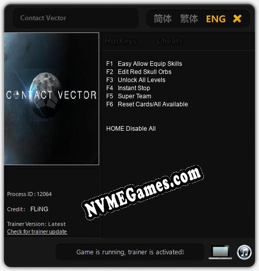 Contact Vector: Trainer +6 [v1.1]