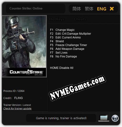 Counter-Strike: Online: Treinador (V1.0.74)