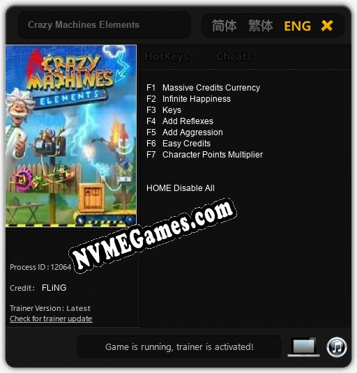 Crazy Machines Elements: Cheats, Trainer +7 [FLiNG]