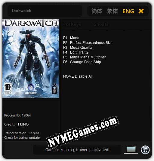 Darkwatch: Trainer +6 [v1.3]