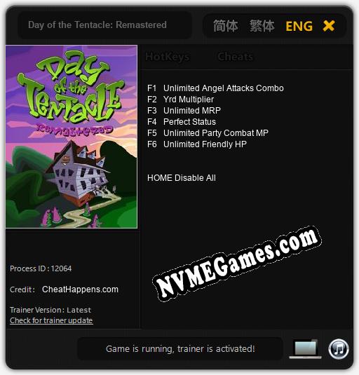 Day of the Tentacle: Remastered: Cheats, Trainer +6 [CheatHappens.com]