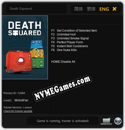 Death Squared: Trainer +6 [v1.7]