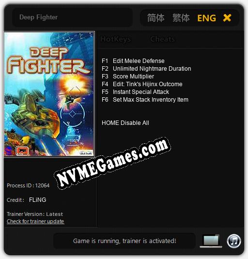 Deep Fighter: Treinador (V1.0.54)