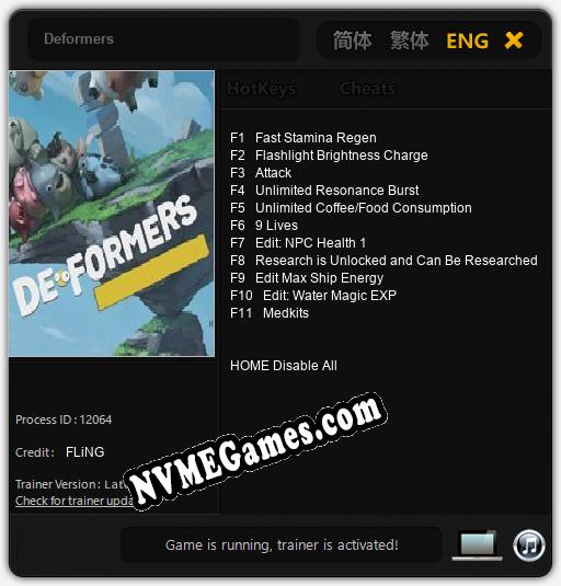 Deformers: Trainer +11 [v1.3]