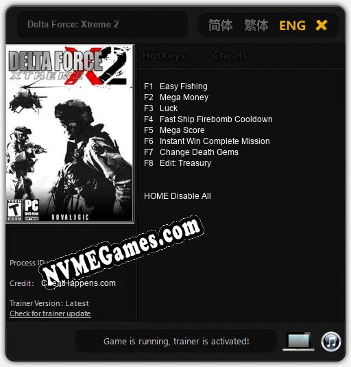 Delta Force: Xtreme 2: Treinador (V1.0.79)