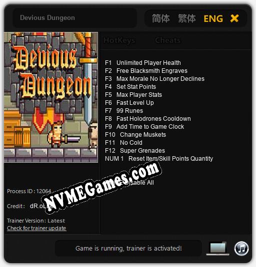 Devious Dungeon: Cheats, Trainer +13 [dR.oLLe]