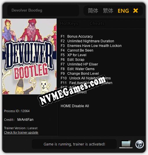 Devolver Bootleg: Trainer +13 [v1.2]