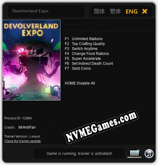 Devolverland Expo: Cheats, Trainer +7 [MrAntiFan]