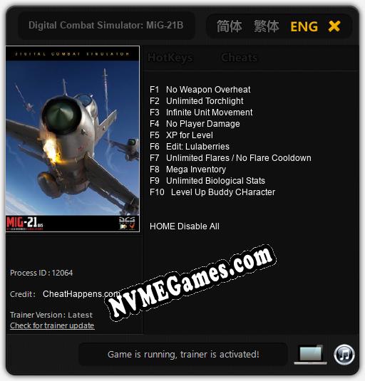 Digital Combat Simulator: MiG-21Bis Fishbed: Treinador (V1.0.59)