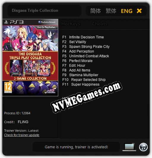 Disgaea Triple Collection: Treinador (V1.0.3)