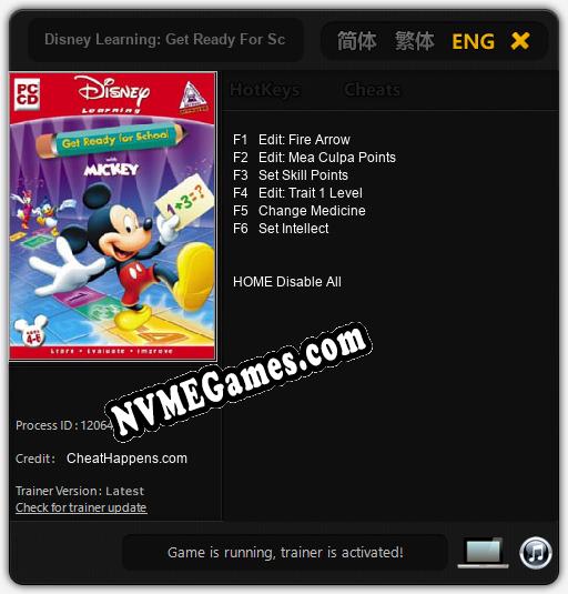 Disney Learning: Get Ready For School With Mickey: Trainer +6 [v1.1]