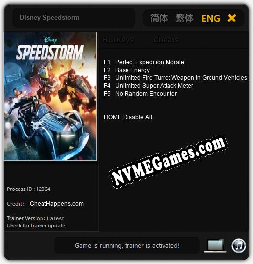 Disney Speedstorm: Cheats, Trainer +5 [CheatHappens.com]