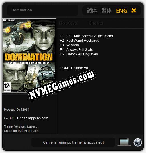 Domination: Trainer +5 [v1.8]