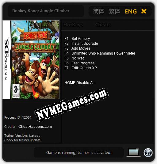 Donkey Kong: Jungle Climber: Cheats, Trainer +7 [CheatHappens.com]