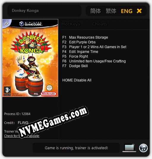 Donkey Konga: Treinador (V1.0.30)