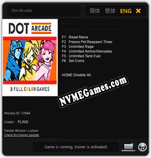 Dot Arcade: Cheats, Trainer +6 [FLiNG]