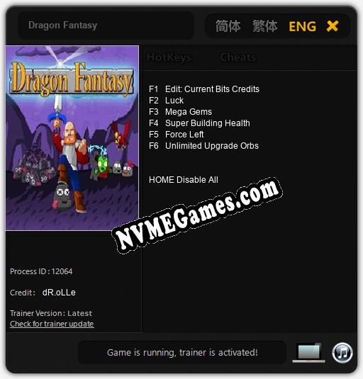 Dragon Fantasy: Cheats, Trainer +6 [dR.oLLe]