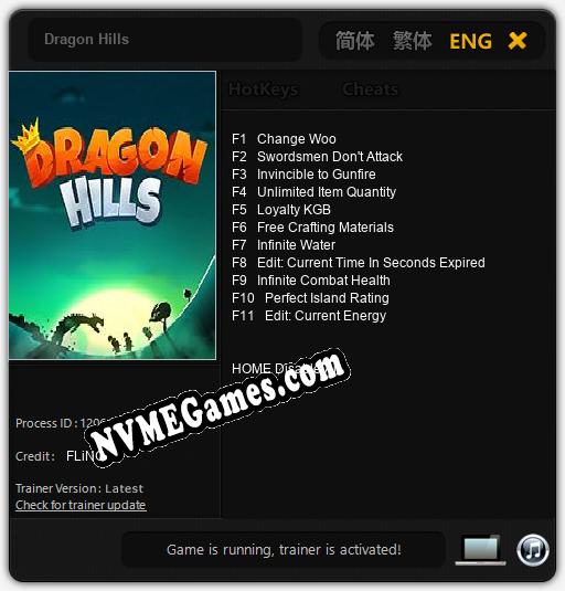 Dragon Hills: Treinador (V1.0.85)