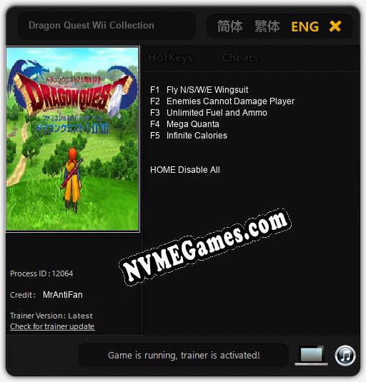 Dragon Quest Wii Collection: Cheats, Trainer +5 [MrAntiFan]