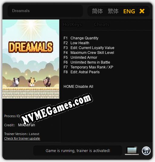 Dreamals: Treinador (V1.0.83)