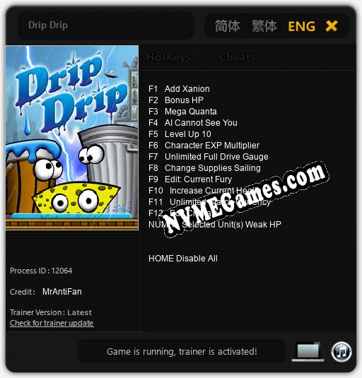 Drip Drip: Treinador (V1.0.59)