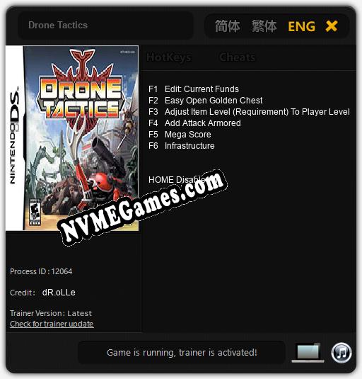 Drone Tactics: Cheats, Trainer +6 [dR.oLLe]