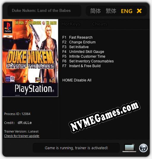 Duke Nukem: Land of the Babes: Cheats, Trainer +7 [dR.oLLe]