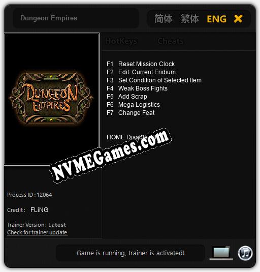 Dungeon Empires: Cheats, Trainer +7 [FLiNG]