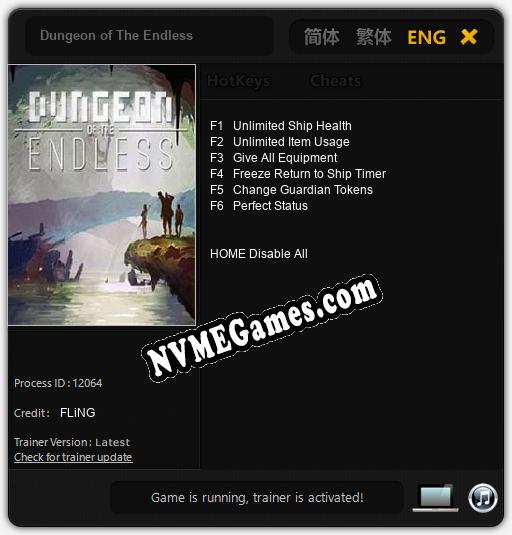 Dungeon of The Endless: Cheats, Trainer +6 [FLiNG]